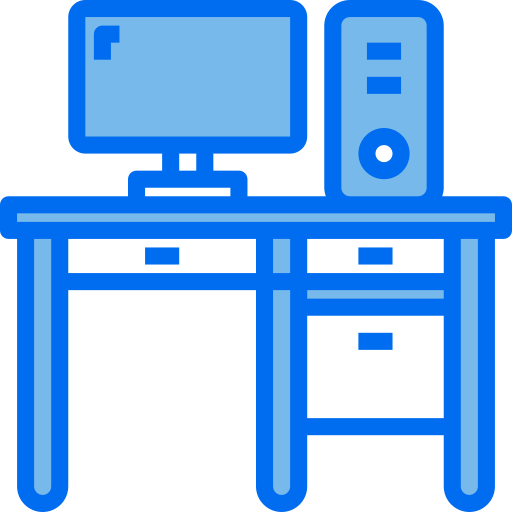Desk Payungkead Blue icon