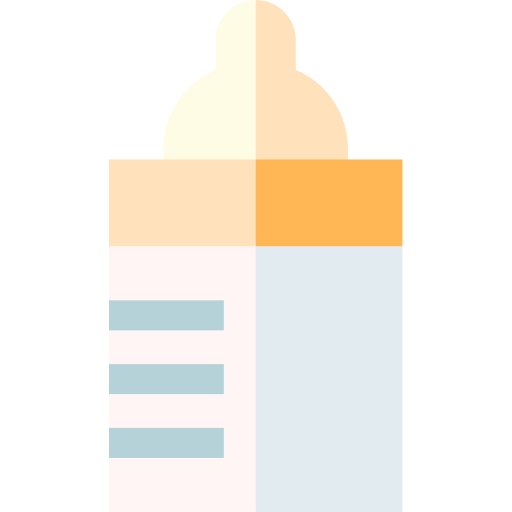 Feeding bottle Basic Straight Flat icon