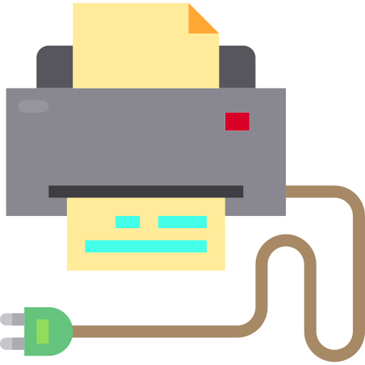 Printer Payungkead Flat icon