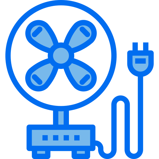 ventilator Payungkead Blue icon