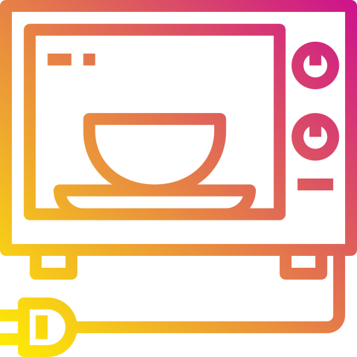 Microwave Payungkead Gradient icon