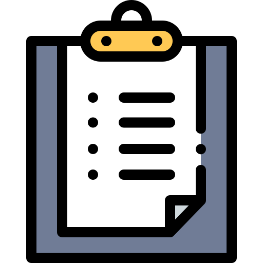 Clipboard Detailed Rounded Lineal color icon