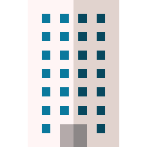 budynek Basic Straight Flat ikona