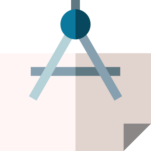 方位磁針 Basic Straight Flat icon