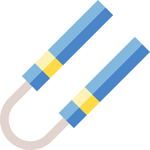 Nunchaku Basic Straight Flat icon