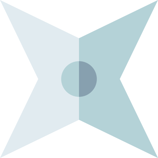 shuriken Basic Straight Flat icon