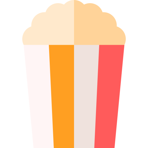 popcorn Basic Straight Flat ikona