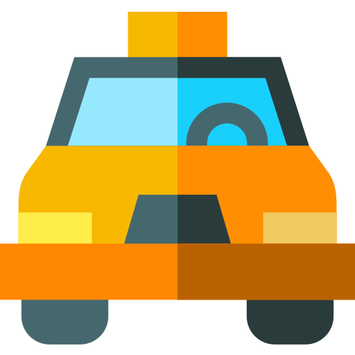 Taxi Basic Straight Flat icon