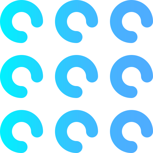 Circled Super Basic Omission Gradient icon