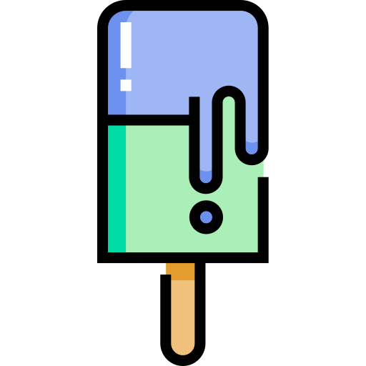 Popsicle Detailed Straight Lineal color icono