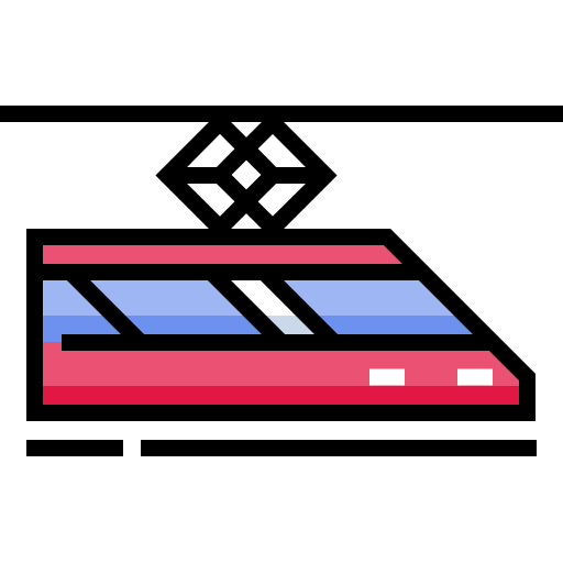 metropolitana Detailed Straight Lineal color icona