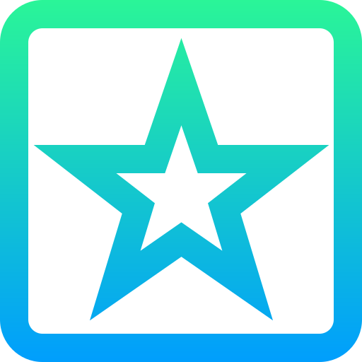 星 Super Basic Straight Gradient icon