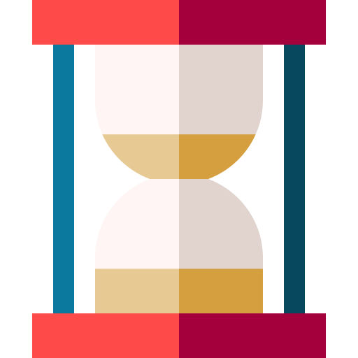 Hourglass Basic Straight Flat icon