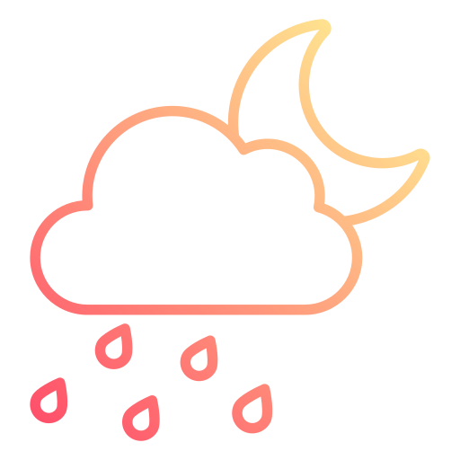 tormenta Generic gradient outline icono