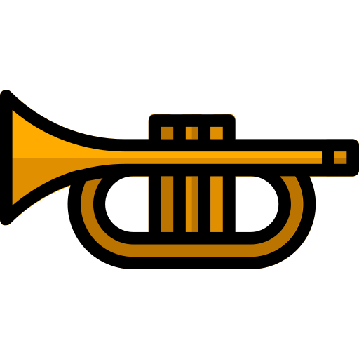 Trompeta Andinur Lineal color icono