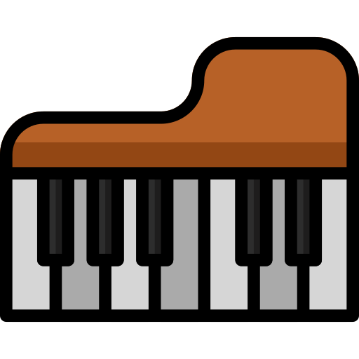 fortepian Andinur Lineal color ikona