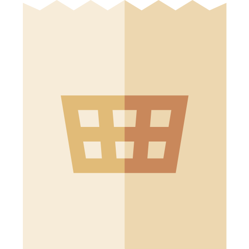 torba na zakupy Basic Straight Flat ikona