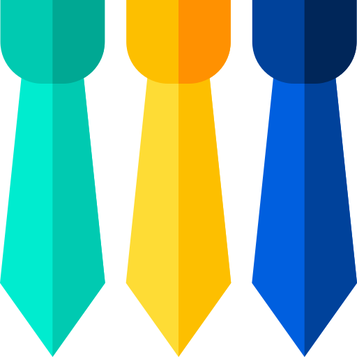 krawaty Basic Straight Flat ikona