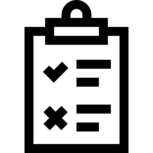 schowek Basic Straight Lineal ikona