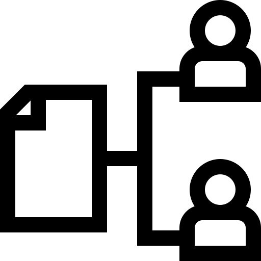 dokument Basic Straight Lineal ikona