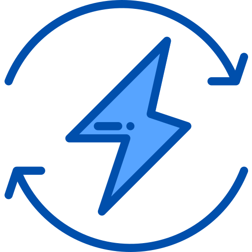 erneuerbare energie xnimrodx Blue icon