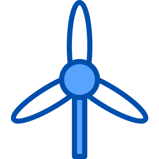 風力エネルギー xnimrodx Blue icon