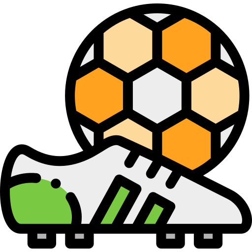 フットボール Detailed Rounded Lineal color icon