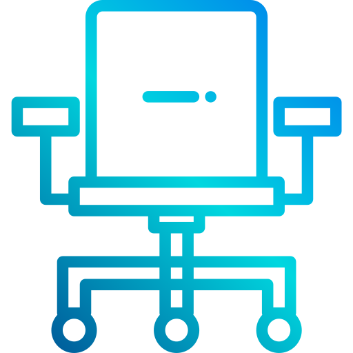 Office chair xnimrodx Lineal Gradient icon