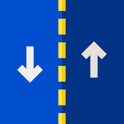 Estrada Basic Straight Flat Ícone