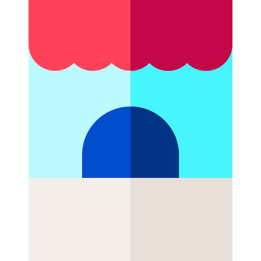 ticketkantoor Basic Straight Flat icoon