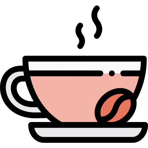 kaffeetasse Detailed Rounded Lineal color icon