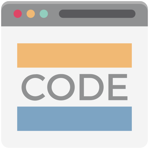 archivo de código Generic color fill icono