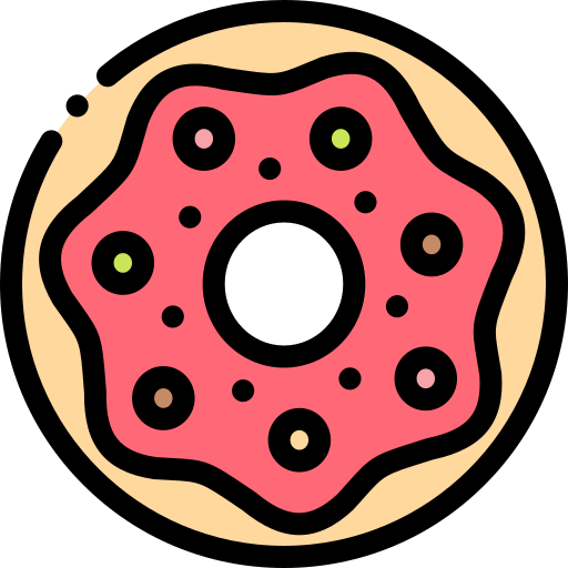 donut Detailed Rounded Lineal color Icône