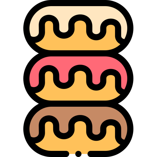 甘いパン Detailed Rounded Lineal color icon