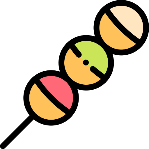 Мини-пончик Detailed Rounded Lineal color иконка