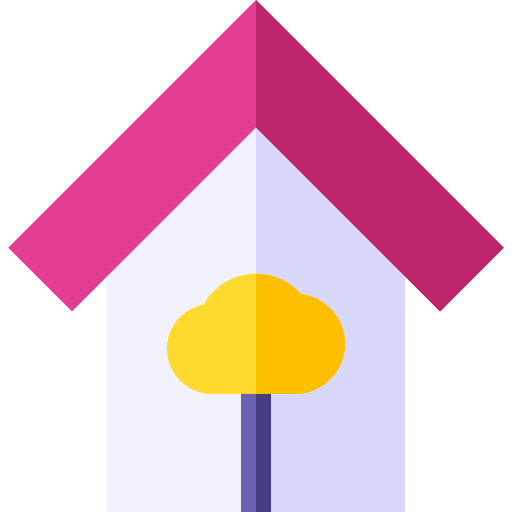 inteligentny dom Basic Straight Flat ikona