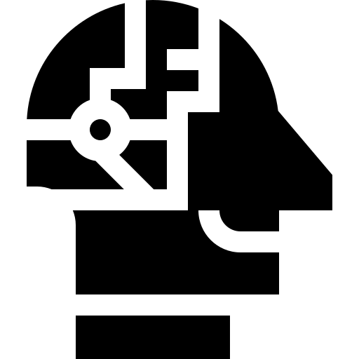 cerveau Basic Straight Filled Icône