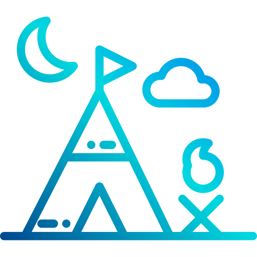 camping xnimrodx Lineal Gradient icon