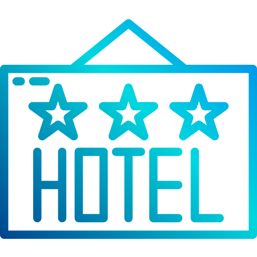 hotel xnimrodx Lineal Gradient icono