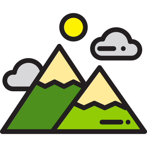 montaña xnimrodx Lineal Color icono