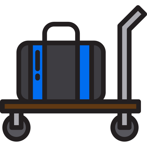 carrito de hotel xnimrodx Lineal Color icono