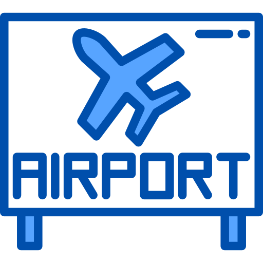 aeropuerto xnimrodx Blue icono