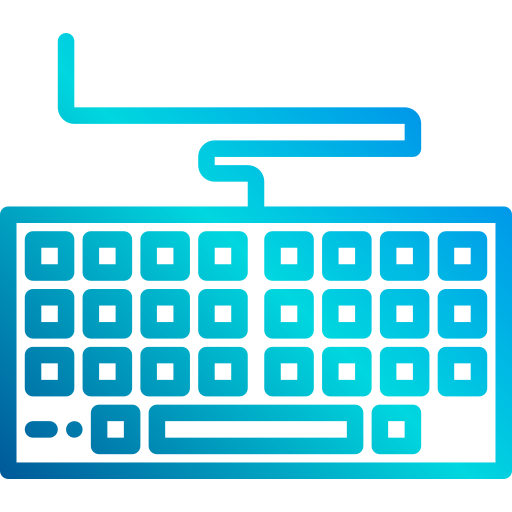 Keyboard xnimrodx Lineal Gradient icon