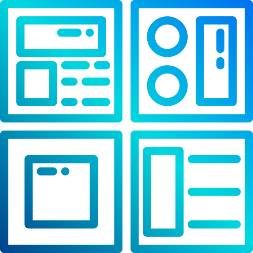 Disposición xnimrodx Lineal Gradient icono