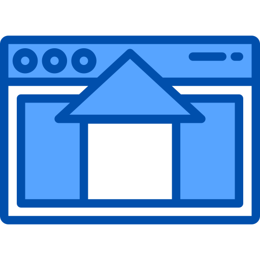 ホームページ xnimrodx Blue icon