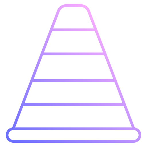 cono de construcción Generic gradient outline icono