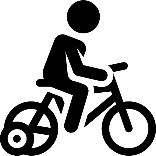 bicicletta Pictograms Fill icona