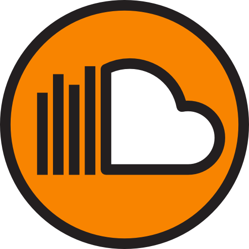 soundcloud Detailed Straight Lineal color иконка