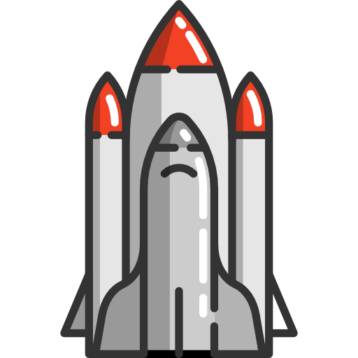 Rocket ship Special Lineal color icon