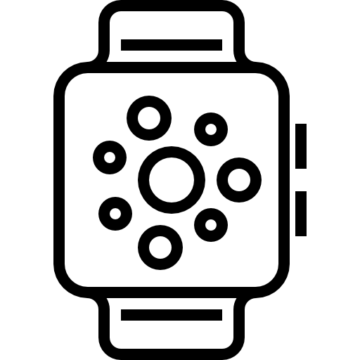 inteligentny zegarek Detailed Straight Lineal ikona